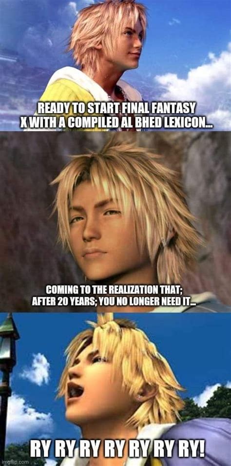 ffx memes|Final Fantasy X: 10 Tidus Memes That Will Leave You .